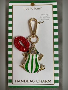 True to Form Frog Prince Handbag Charm